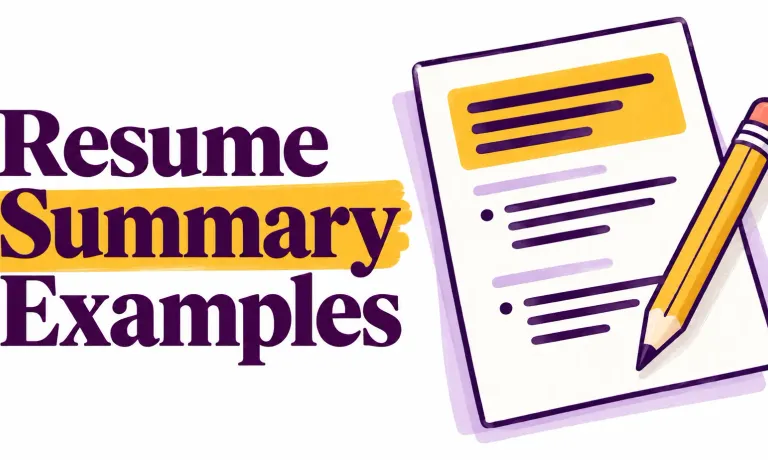 Resume Summary Examples: How to Write or Generate Yours